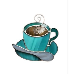 Switchables Glass Cover: Coffee Cup (Teal)